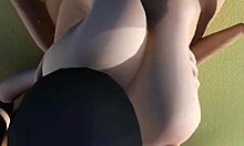 Гледайте анимирано видео на момиче с големи гърди, което свършва на басейна - Хентай 3d