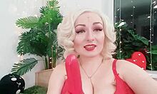 Lingerie-clad mistress teases and humiliates her partner with a small cock in homemade video