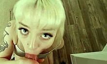 Teen blonde naomi nash gives her stepbrother a deepthroat blowjob in exchange for pizza